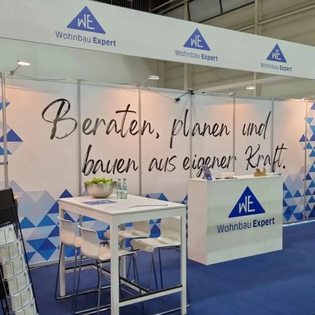 Messestand von Wohnbau Expert